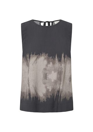 Depeche - KiaDE Sleeveless Top - Grey Printed